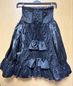 h.NAOTO FRILL バック レースアップ リボン スカートのサムネイル