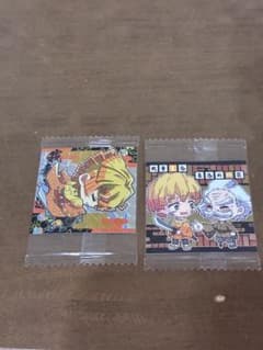 鬼滅の刃 我妻善逸 シール 2枚セットのサムネイル