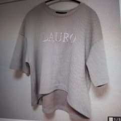 LAURO ロゴ刺繍 半袖カットソーのサムネイル