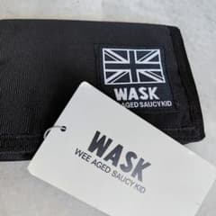 WASK 財布 三つ折り コンパクト 軽量 ブラック おしゃれ べべ ワスクのサムネイル