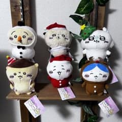 ちいかわ　クリスマスぬいぐるみ　コンプリートセット×2セット フリュー、プライズ用「ちいかわ メリクリぬいぐるみ」全6種の発売を