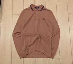 FRED PERRY M3636 長袖ポロシャツ ピンク
