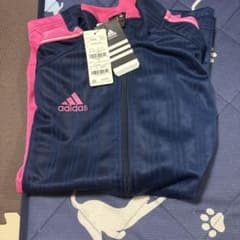 adidas アディダス ジャージ ネイビー ピンク上のサムネイル