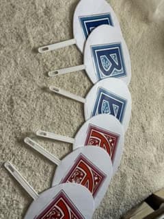 アルファベットデザインうちわ6枚セットのサムネイル