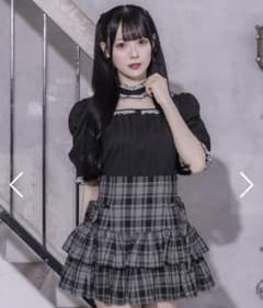 pium サイドリボンティアードスカートのサムネイル