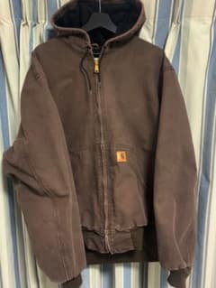 Carhartt カーハート　アクティブジャケット　パーカー　ブラウン　古着のサムネイル