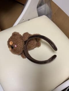 クマ耳カチューシャ ブラウン - メルカリ