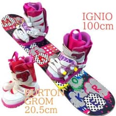 女の子 ジュニア スノーボードセット 100cm BURTON 20.5cm - メルカリ