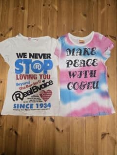 RealBvoice ★ CO&LU 半袖Tシャツ 2枚セットのサムネイル