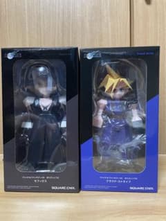 【未開封】セフィロス&クラウド ポリゴンソフビセット　ファイナルファンタジーⅦ 未開封】セフィロス&クラウド ポリゴンソフビセット ファイナル