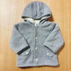 Baby GAP ボアジャケット グレー 6-12ヶ月のサムネイル