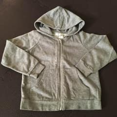 さーたん様専用 popupshop ジップアップパーカー グレー 3-4yのサムネイル