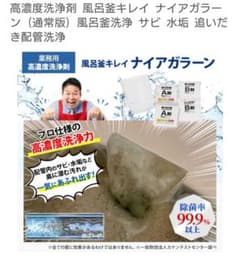 風呂釜キレイ ナイアガラーン 風呂釜洗浄剤 追いだき配管洗浄のサムネイル