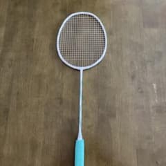 バドミントンラケット ホワイト 水色のサムネイル