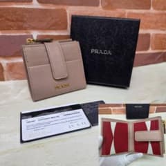 希少 新品未使用PRADA☆鑑定済☆サフィアーノ 1MH047 プラダ財布
