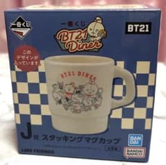 BT21 DINER 이치 반 쿠지 J상 스태킹 머그컵 ALL