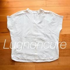 Lugnoncure】半袖シャツ ホワイト スキッパー 夏 涼しい - メルカリ