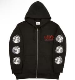 山田涼介 LEO 記念グッズ LEO size ジップパーカー LEO ジップアップパーカー 黒 - メルカリ