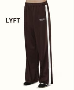 LYFT サイドライン トラックパンツ Mサイズ ブラウン - メルカリ