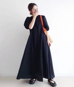 u.e.made*×CORNERSコラボボリュームスリーブバックリボンワンピースのサムネイル