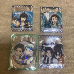 Demon Slayer: Kimetsu no Yaiba Joyfull Collaboration Acrylic Keychain & Can Badge Set (4 types)