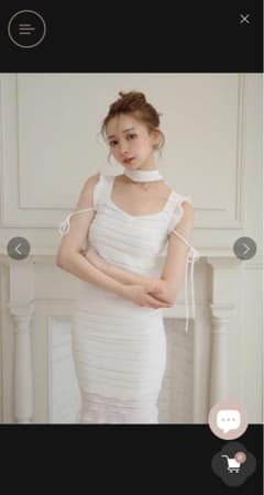 Randy バックオープンフリルレースワンピース - メルカリ