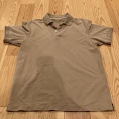 UNIQLO ドライカノコポロシャツ　ベージュのサムネイル