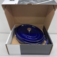 K◇ 未使用 ストウブ ピコ・ココット オーバル 29cm グランブルー 