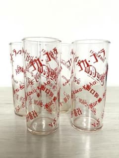 コカコーラ グラスセット 昭和レトロ ワールドグラス 4個セット 非売品