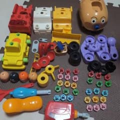 アンパンマン ネジネジ 組み立て はたらくのりもののサムネイル