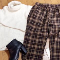 チェッククロップドパンツのサムネイル