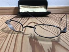 【値下げ】金子眼鏡 井戸多美男作 T-410 マットブラック 一山のサムネイル