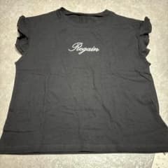 Regain フリル袖 ブラックTシャツのサムネイル