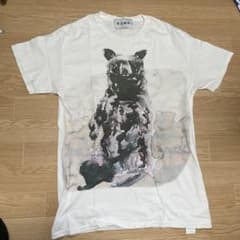 NOMA t.d. クマ グラフィック Tシャツ ホワイトのサムネイル