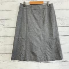 23区 日本製 フレアスカート グレー 38 M ストレッチ 通勤 きれいめ