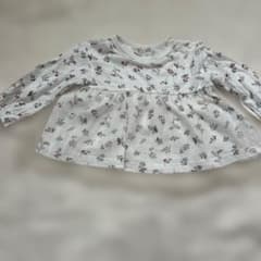 FrenchAming 花柄長袖Tシャツ 80サイズのサムネイル