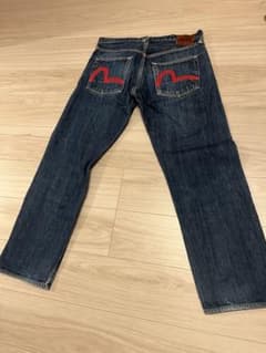 w34×L35 EVISU エヴィスLot2000 No2 デニム　赤カモメのサムネイル