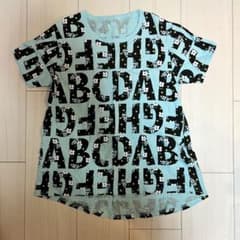 アルファベット花柄 Tシャツのサムネイル