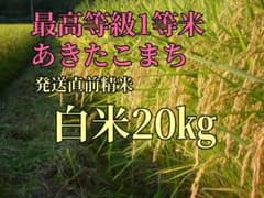 農家直送 令和3年新米 あきたこまち20kg 最高等級1等米【発送直前精米】のサムネイル