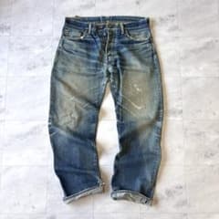 唯一無二】EVISタグ エヴィス デニムパンツ XX 鬼ヒゲ ハチノス W34