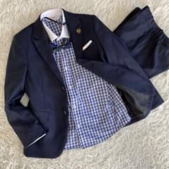 未使用級✨ワルツバイビームス フォーマル6点セット 130cm ネイビー