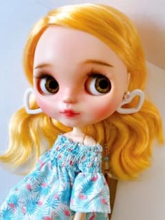 国内作家様 カスタムブライス ファ二フラミンゴ 服小物付き - メルカリ