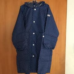 【ミル様専用】水玉模様　レインコート　カッパ　130㎝のサムネイル