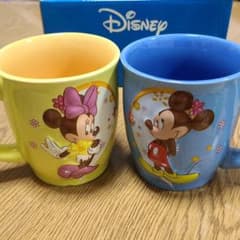 ディズニー ミッキー&ミニーペアマグカップ【未使用】のサムネイル