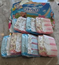 マナーウェア 女の子用 SSSSサイズ 8枚 最小サイズのサムネイル
