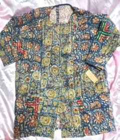 MALAIKA バグルーグドゥリーコート ブルー系 新品未使用タグ付き 