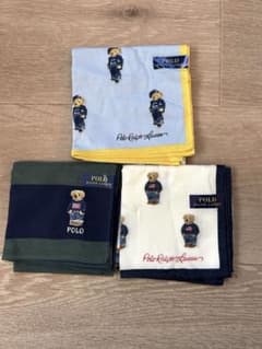 新品【poRalph Lauren】ハンカチ3枚セットのサムネイル