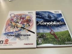 wiiソフト2本セット テイルズオブグレイセス ゼノブレイド - メルカリ