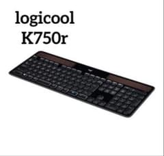 ロジクール ワイヤレス ソーラーキーボード K750r 超薄型 Unifying