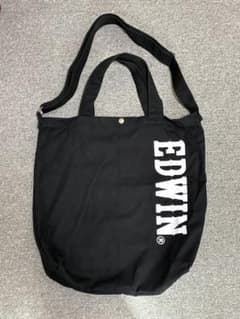 EDWIN 2WAY トートバッグ ショルダーバッグ ブラックのサムネイル